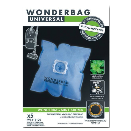 CONJ. 5 WONDERBAGS FRESH LINE MENTA UNIV. ANT. BACT. ROWENTA  - WB415120