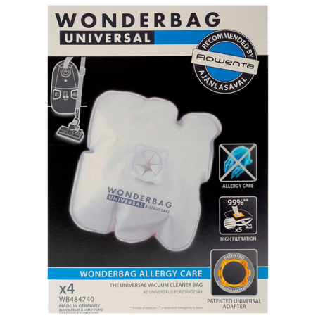 CONJ. 4 WONDERBAGS ENDURA UNIV. ANT. BACT. ROWENTA  - WB484720
