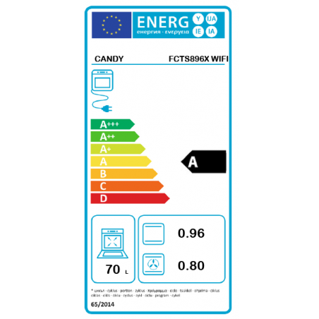 FORNO CANDY - FCTS896X WIFI