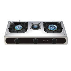 FOGAREIRO 3 QUEIMADORES SMARTTHING IDEALGAS C/ SEG - 4317S