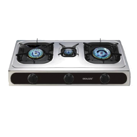FOGAREIRO 3 QUEIMADORES SMARTTHING IDEALGAS C/ SEG - 4317S