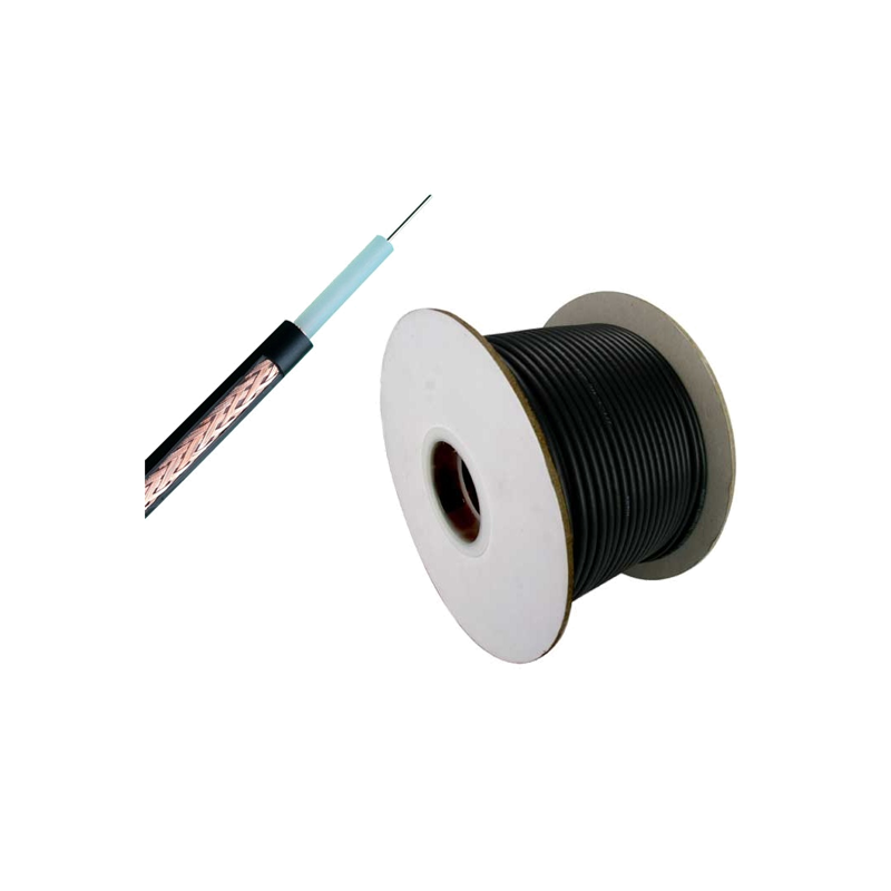 CABO COAX N36 TK (RG59 PVC NEGRO) - 100M - TEKA