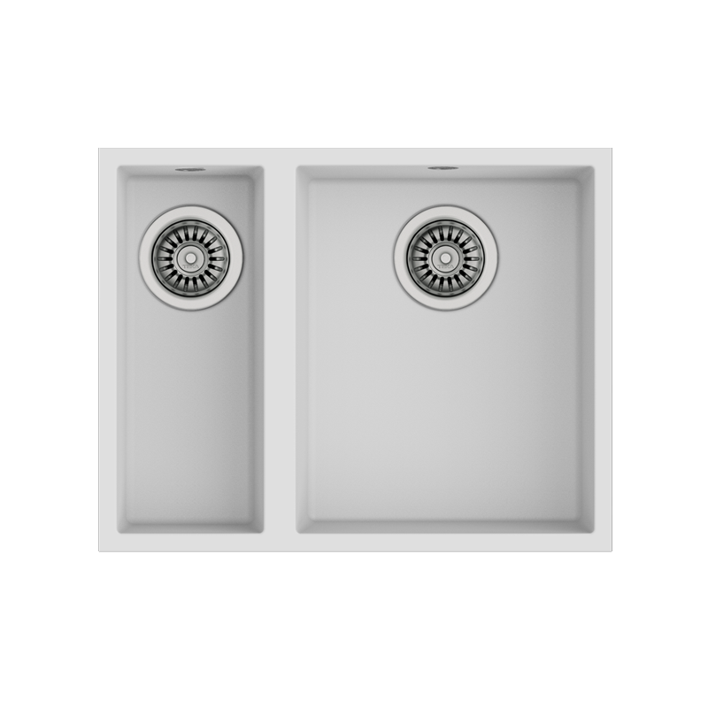 LAVA LOUÇA TEKA - SQUARE 2C 560 TG - ARTIC WHITE