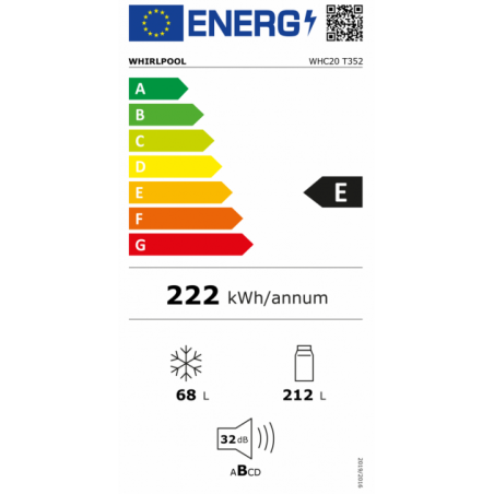 COMBINADO WHIRLPOOL - WHC20T352