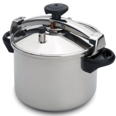 PANELA PRESSÃO SILAMPOS AÇO INOX 245 - 8L CONTROL S/CESTO
