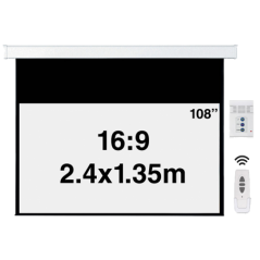 ECRAN PROJECÇÃO SUSPENSÃO 240x135 NAPOFIX - E169-2480
