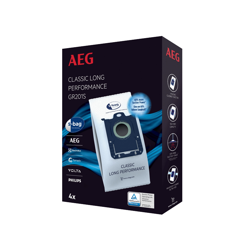 EMBALAGEM SACOS ASPIRADOR AEG - GR201S