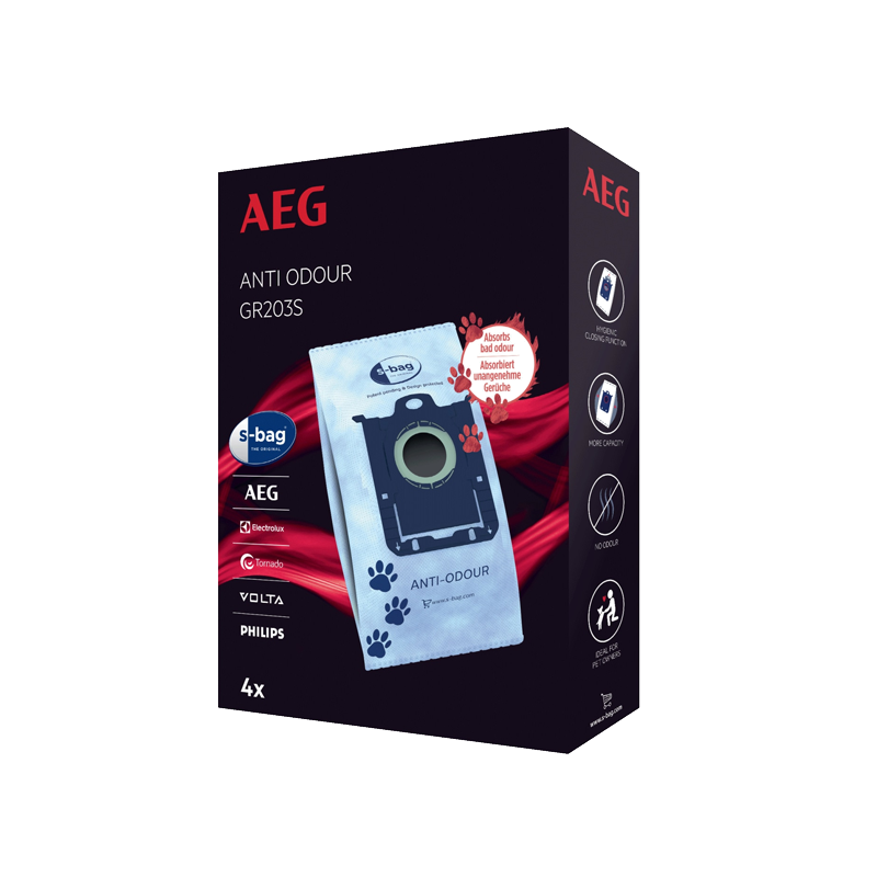 EMBALAGEM SACOS ASPIRADOR AEG - GR203S