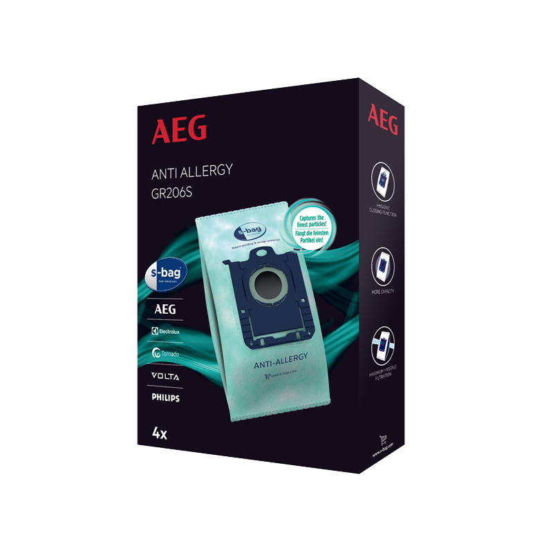 EMBALAGEM SACOS ASPIRADOR AEG - GR206S