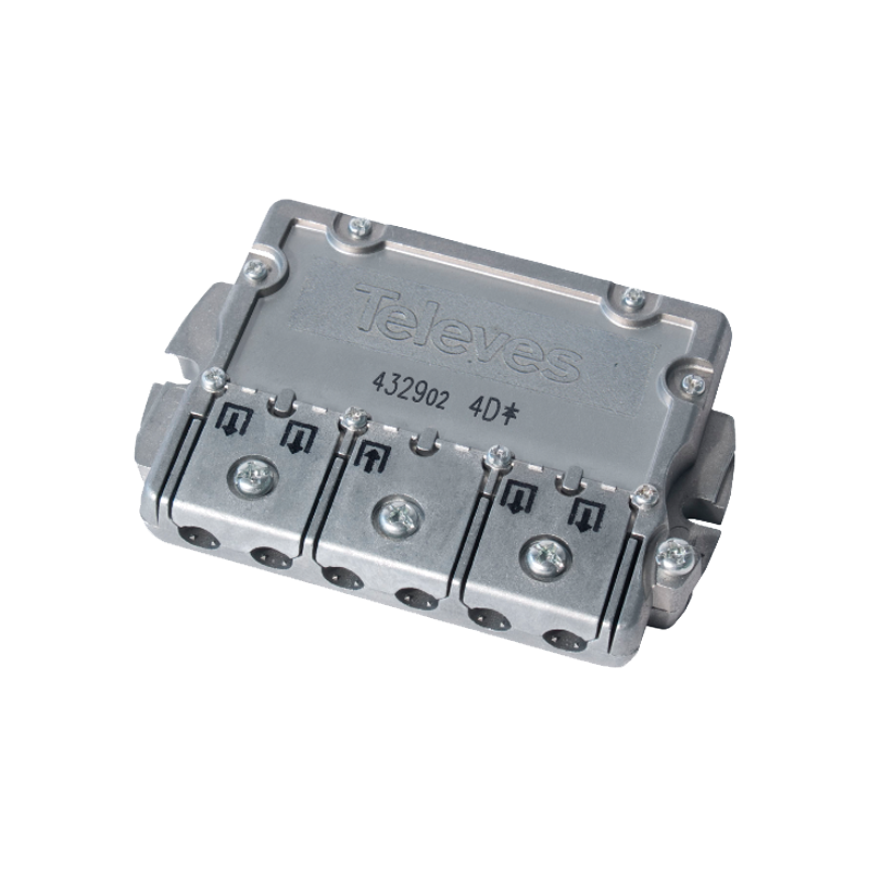 REPARTIDOR INT. 4 DIR.7db-EASY F-TELEVES-543702 ( Enc.Min 10 Unid)