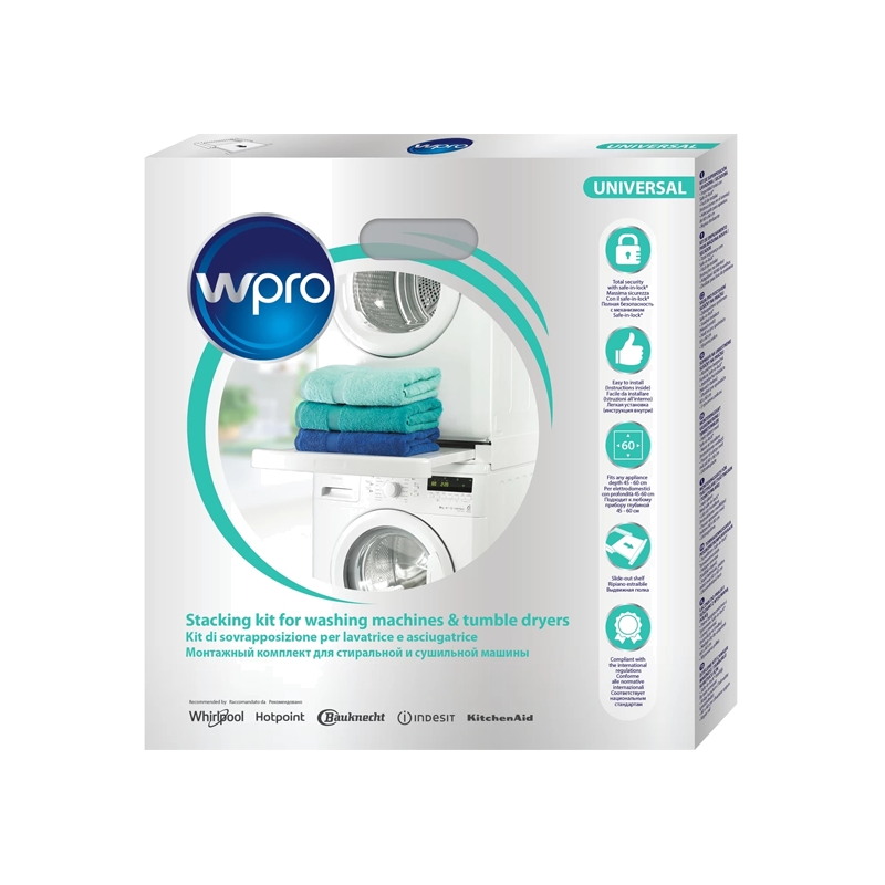 KIT UNIÃO UNIVERSAL C/ PRATELEIRA DESLIZANTE WPRO - SKS101