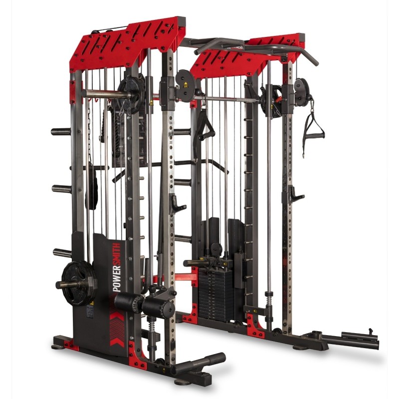 MÁQUINA MUSCULAÇÃO BH FITNESS POWER SMITH COM PLACAS - G145