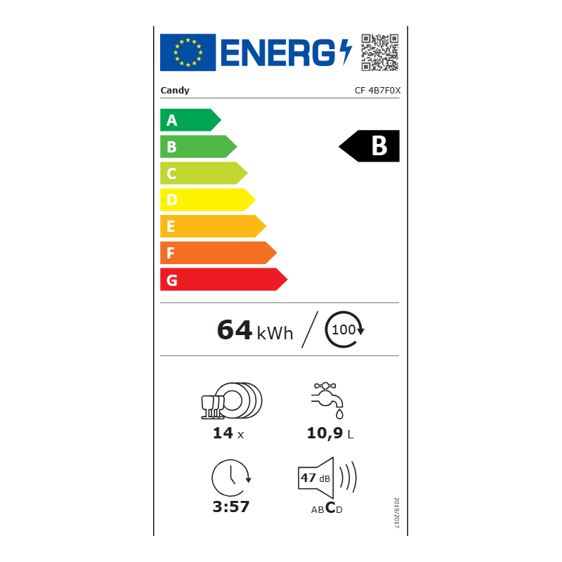 MÁQUINA DE LAVAR LOUÇA - CF 4B7 F0X