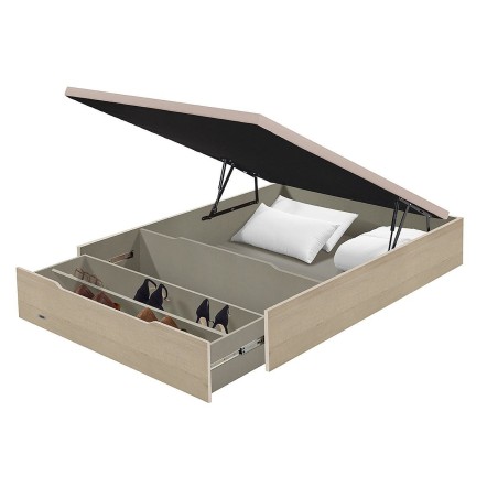 BASE REBATÍVEL MOLAFLEX WOOD 25 COM SAPATEIRA - NATURAL