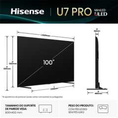 MINI LED HISENSE - 100U7Q PRO