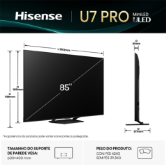 MINI LED HISENSE - 85U7Q PRO