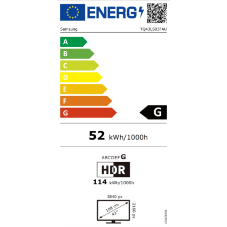 QLED SAMSUNG - TQ43LS03FAUXXC