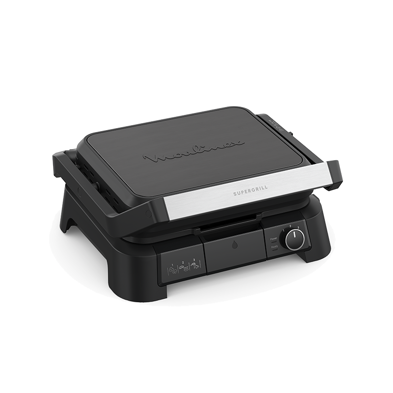 GRELHADOR DE PLACAS MOULINEX SUPERGRILL 3 EM 1 - GI5108F0