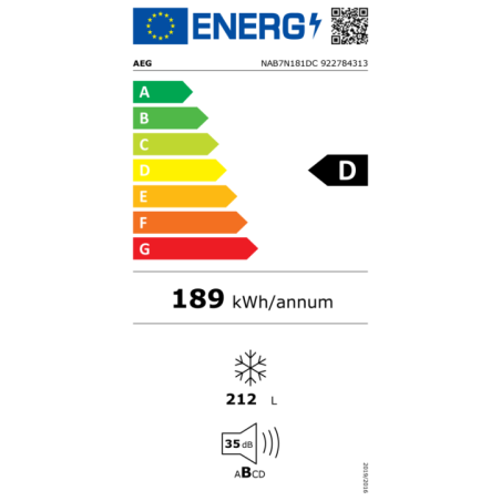 ARCA VERTICAL AEG - NAB7N181DC