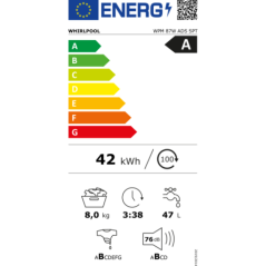 MÁQUINA DE LAVAR ROUPA WHIRLPOOL - WPM 87W ADS SPT