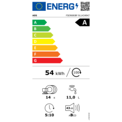 MÁQUINA DE LAVAR LOUÇA AEG - FSE96808P